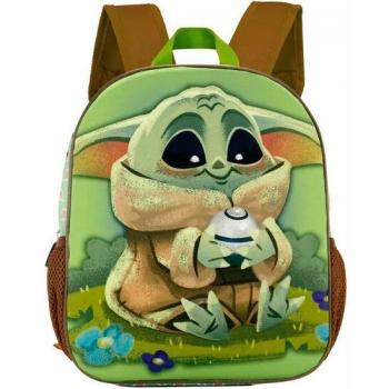 Mochila 3D Térmica The Mandalorian Star Wars 31cm Verde
