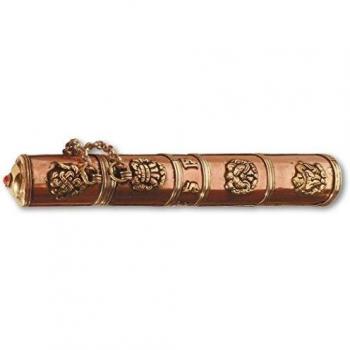 Tierra Zen INC 05 - recipiente de incienso tibetano, 22 cm, marrón