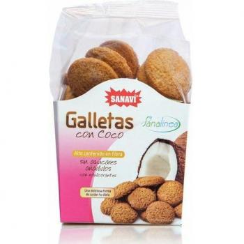 Sanavi Galletas de Coco Sin Azúcar Añadido Sanalínea 200g