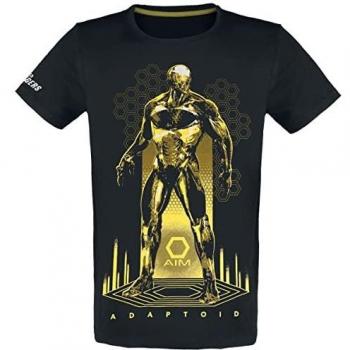 Marvel T Shirt Avengers Adaptoid Aim Logo Logo Nuevo Oficial De Los Hombres Azul Size S