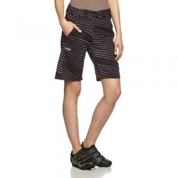 IXS - Pantalón corto para mujer, talla 38, color negro / gris