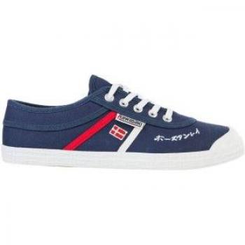 Zapatillas deportivas Kawasaki Signature Canvas para mujer y hombre en color marino