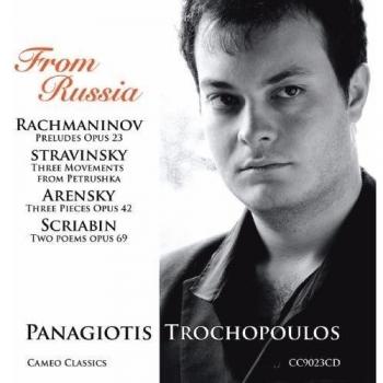 Stravinski, Rachmaninov, Scriabine, Arenski : Musique russe pour piano. Trochopoulos.