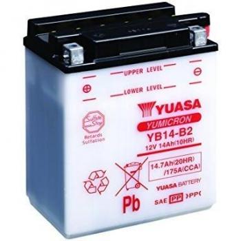 Yuasa YB14-B2 (CP) motocicleta y Powersport recargable