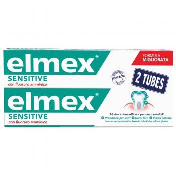 Dentífrico Elmex Sensitive Denti Sensibili 2x75 ml - Protección y Cuidado para Dientes Sensibles