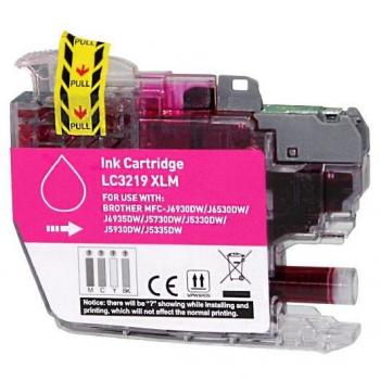 Pack de 10 Cartuchos de Tinta Genérico Brother LC3219XL - Negro (4), Cian (2), Magenta (2) y Amarillo (2)