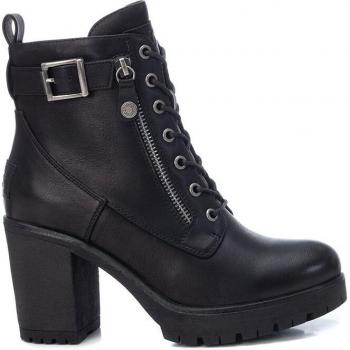 Botín Refresh 72387 para Mujer, Color Negro, Talla 40, con Tacón de 9 cm y Cierre de Cremallera