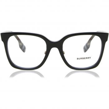 Burberry BE2347F EVELYN Asian Fit 3942 Armazones y Gafas Recetadas para Mujer Negras