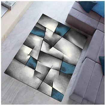 UNAMOURDETAPIS Un Amor de Alfombra 30052 Brillo Ultimate Alfombra de salón Moderno Polipropileno Azul 120 x 170 cm