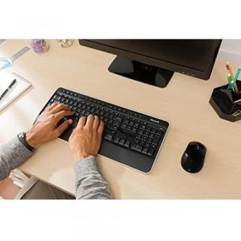Microsoft – Wireless Desktop 3050, Ratón y teclado, QWERTY español, Negro