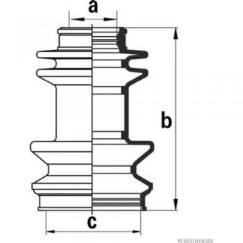 Herth+Buss Jakoparts J2861010 Bellow, Drive Shaft