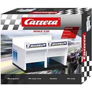 Carrera - Pit Lane de Michelin, escala 1:32, color Blanco