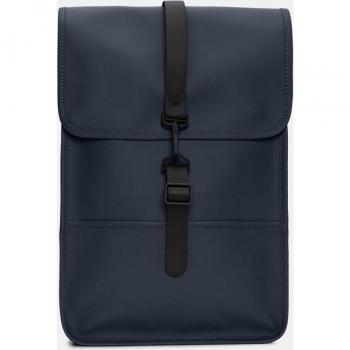 Mochila Rains Mini - Azul Marino Mate | Resistente al Agua | Bolsillo Interno | Bolsillo Oculto