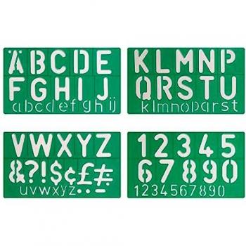 Linex8550 Lettering Template 50mm 100411050
