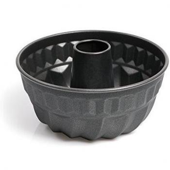 Kaiser Classic Molde Rosco, Antiadherente recubierta, Negro, 24 cm