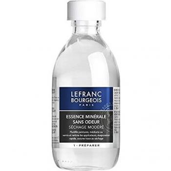 Lefranc Bourgeois geruchsarmes disolvente para Pintura al óleo, Transparente, 250 ml