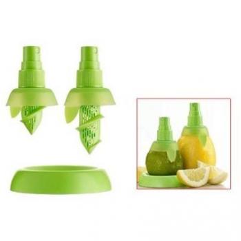 Naisidier 2 Piezas Extractor Pulverizador de Limón Naranja Exprimidor Manual Spray de Jugo Zumo