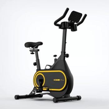 Bicicleta de Ciclo Indoor Keboo Fitness Serie 300 con Sistema de Correa, Inercia de 6 kg, 8 Niveles, Pedales Antideslizantes y Accesorios Incluidos