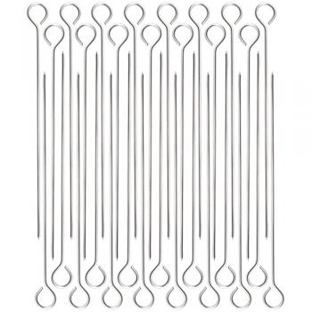 COM de Four® pinchos Brochetas de y parrilla de acero inoxidable, 22 cm 30 Stück