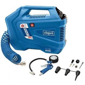 Compresor Portátil Scheppach Air Force 3 Sin Aceite 1100W 180L
