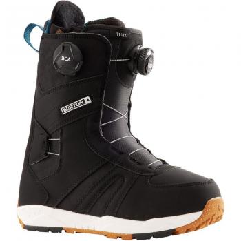 Burton Felix BOA 2025 Botas de Snowboard para Mujer, color negro, sistema de cierre BOA