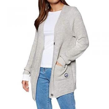 Volcom Cardigan Mujer Oltime Light Gris