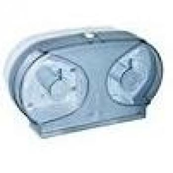 Enigma AH082 Versatwin plástico dispensador de papel higiénico, 193 mm H x 326 mm w x 193 mm D, azul