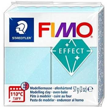 FIMO 8020-306 - Pasta de modelar, color translúcido perla, Blue Ice Quartz, 1 Pack