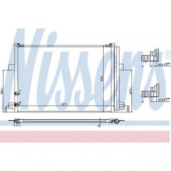 Condensador de Aire Acondicionado Nissens 940225