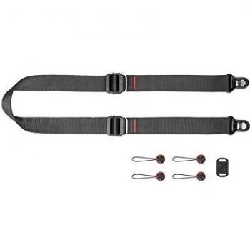 Peak Design SLL-BK-3 Slide Lite, Mirrorless Camera Strap, Black
