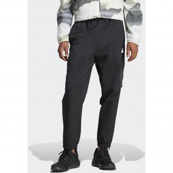 Manchester United adidas City Escape Cargo Pants - Black - Mens