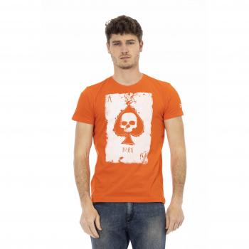 Trussardi Action Orange Cotton T-Shirt - M