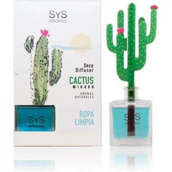 Ambientador Difusor Cactus Ropa Limpia 90ml SYS Aromas