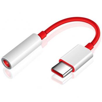 Cable de Audio Jack 3.5mm NB1358-NG con Botón de Control y Conexión One Plus en Color Negro