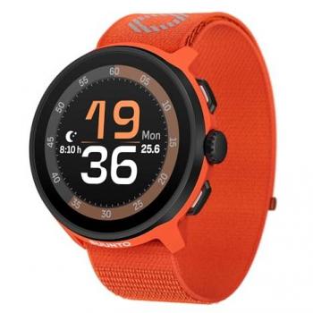 Reloj Deportivo Suunto Run Coral Orange - Smartwatch GPS Multideporte con Pantalla Táctil AMOLED, Monitor de Actividad y Seguimiento Cardíaco, 46 mm