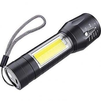 CLENER 902 Linterna recargable, Negro