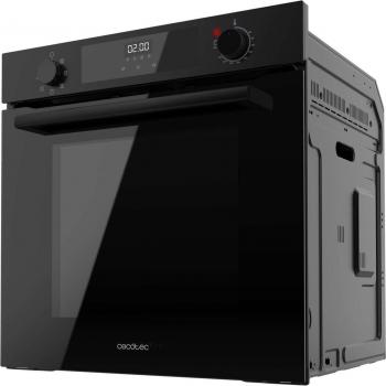 Cecotec Bolero Hexa M226000 Glass Black Horno Multifunción Integrable 60cm A, 2800W, 72L, 7 Funciones, Modo Grill, Fan Assisted Grill, Modo Convección