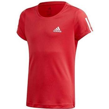 adidas Yg TR Eq tee Camiseta, Niñas, rosbas/Blanco, 116