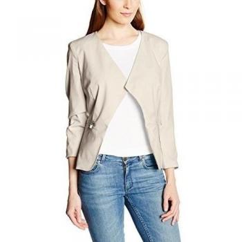 Vero Moda VMRORO SHORT 7/8 BLAZER WP3 - Chaleco Mujer, color Gris