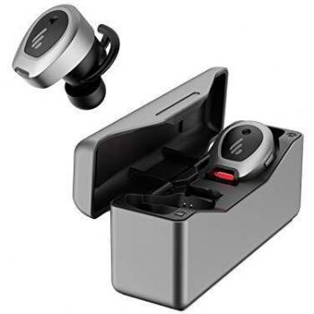 Edifier TWS NB Auriculares intrauditivos True Wireless con cancelación Activa de Ruido, con Control de Botones, Bluetooth 5.0 con Soporte aptX, 33 Horas de batería, Gris