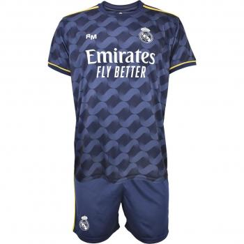 Conjunto Niño Camiseta y Pantalón Segunda Equipación Real Madrid C.F. Temporada 2023-2024