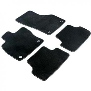 Alfombrillas de Textil WALSER 80633 para Porsche Cayenne - Juego Completo Negro (Delante y Detrás)