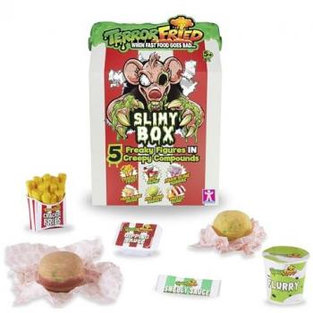Juguete Bandai Terror Fried Caja Viscosa - Figura de colección multicolor, incluye 6 compuestos asquerosos y 5 figuras coleccionables, modelos surtidos