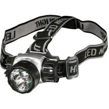 Linterna Frontal LED Triple Cabeza Ajustable