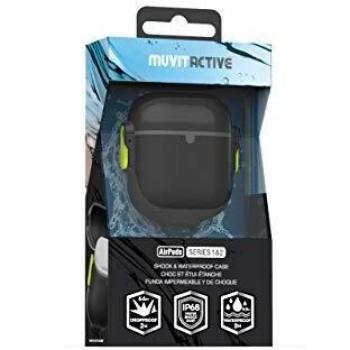 muvit Active Funda Apple airPods rugerizada Waterproof Negra