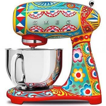 Robot de cocina Smeg SMF03DGEU Dolce & Gabbana 800W estilo retro 50's Sicilia es mi amor