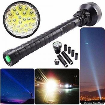 Amlaiworld 28000LM LED 21x T6 Súper Linterna antorcha lámpara de luz Modo 5 26650 18650