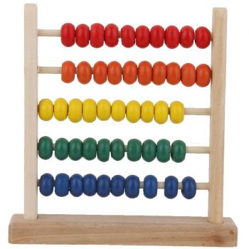 Juguete Educativo de Aprendizaje Matemáticas Ábaco de Madera Niños