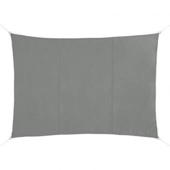 Toldo Vela de Sombra Rectangular Shae Marrón Avellana 4 x 3 m - Poliéster