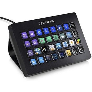 Elgato Stream Deck XL – Advanced Studio Controller, 32 macro keys, trigger actions in apps and software like OBS, Twitch, ​YouTube and more, works with Mac and PC, Black